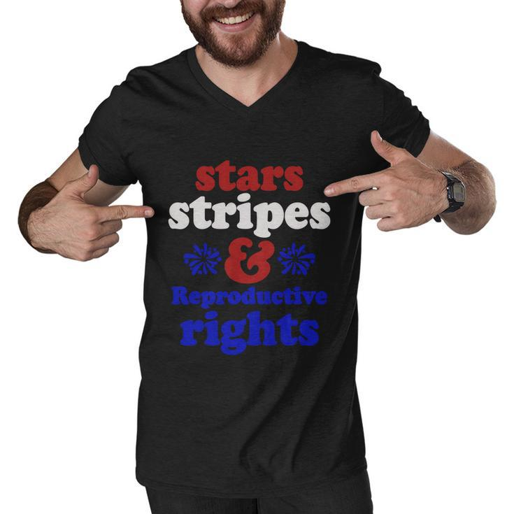 Stars Stripes Reproductive Rights Gift V6 Men V-Neck Tshirt