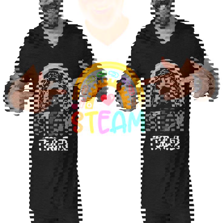 Steam Teacher Squad Team Crew Back To School Stem Special V2 Men V-Neck Tshirt
