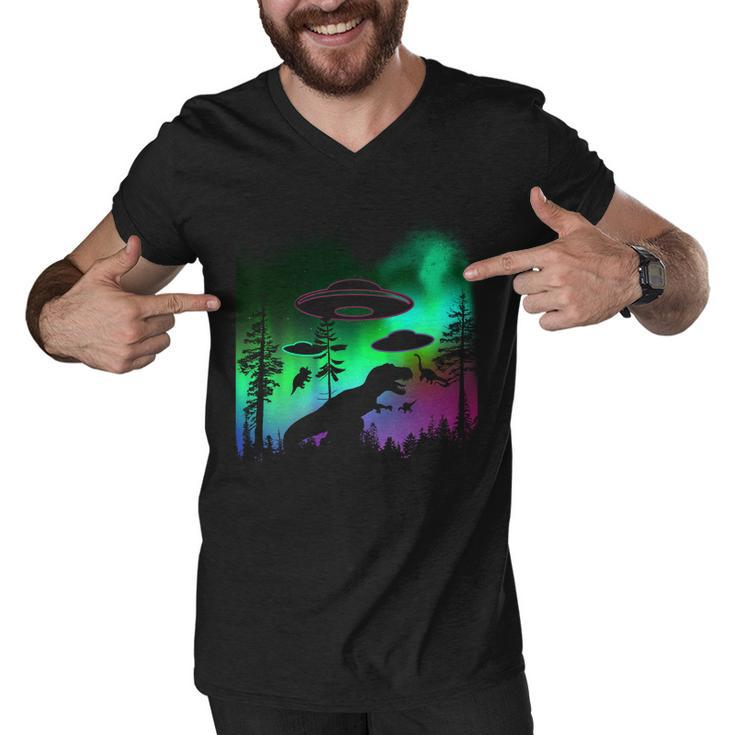 Storm Area 51 Alien Dinosaur Ufo Men V-Neck Tshirt
