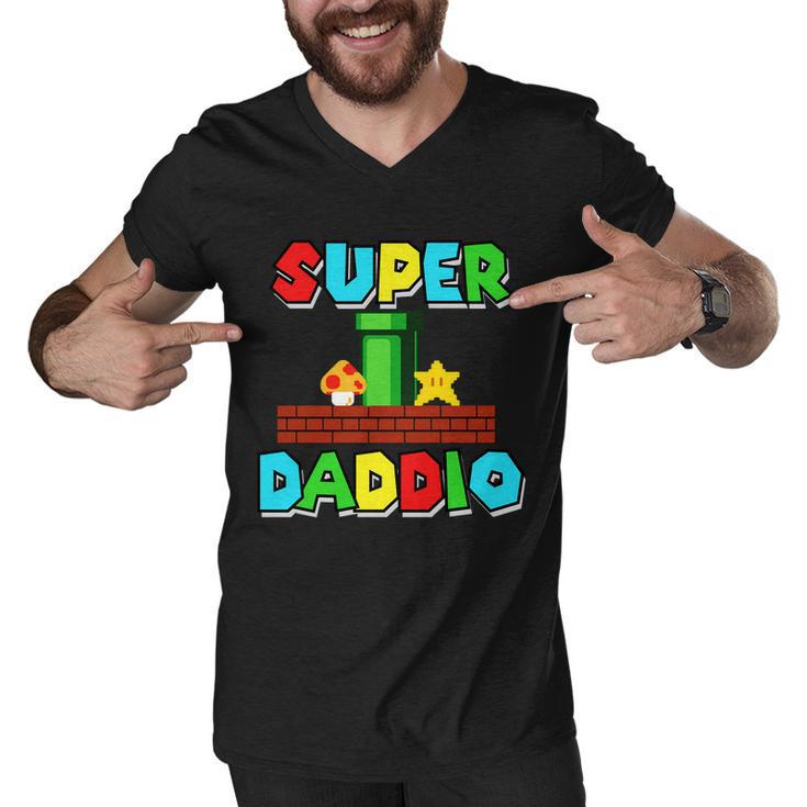 Super Dadio Tshirt Men V-Neck Tshirt