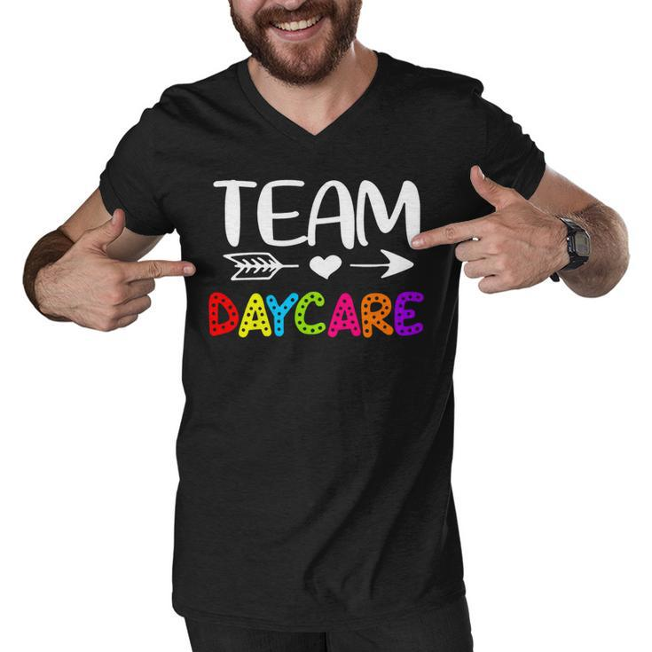 Team Daycare - Daycare Teacher Back To School Men V-Neck Tshirt