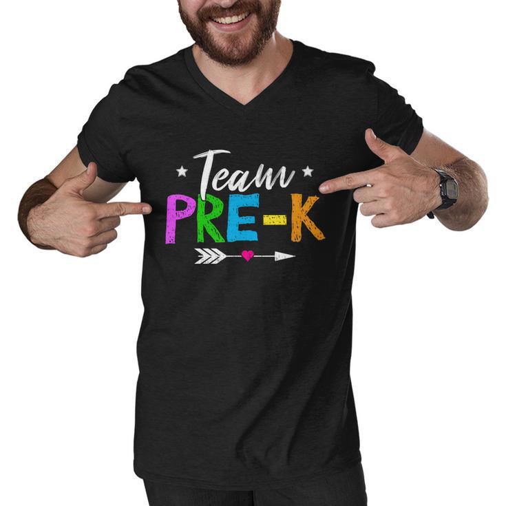 Team Pre K V2 Men V-Neck Tshirt