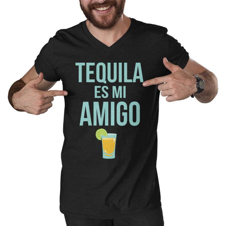 Tequila Es Mi Amigo Cinco De Mayo Tshirt Men V-Neck Tshirt