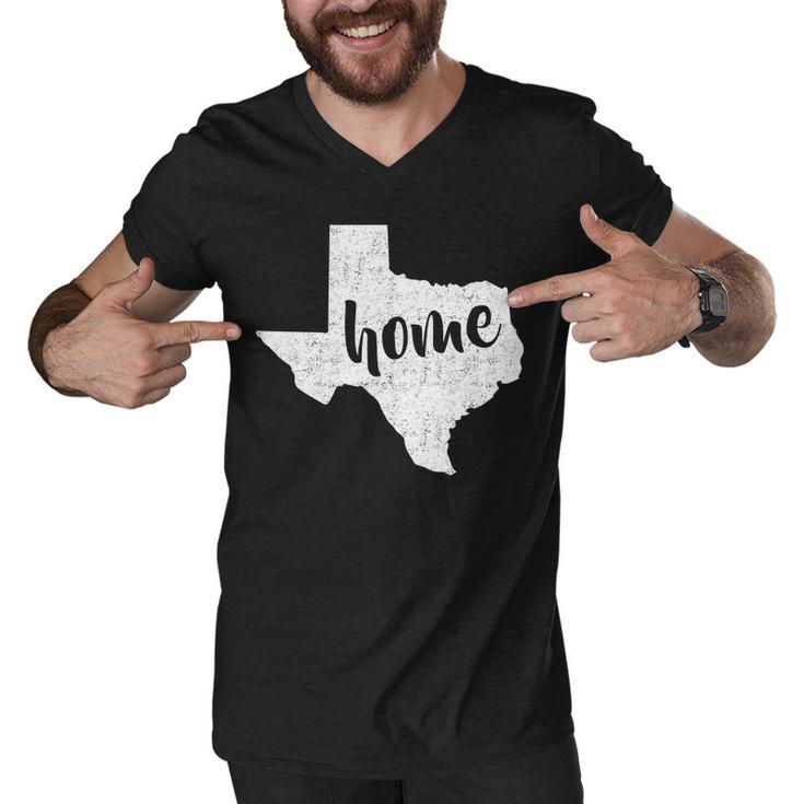 Texas Home State Men V-Neck Tshirt