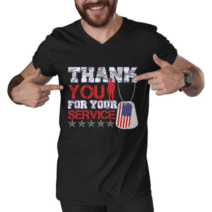 Thank You For Your Service Veterans Day Men V-Neck Tshirt