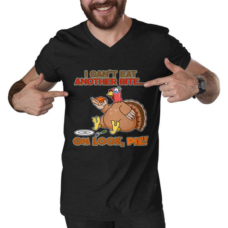 Thanksgiving Oh Look Pie Tshirt Men V-Neck Tshirt