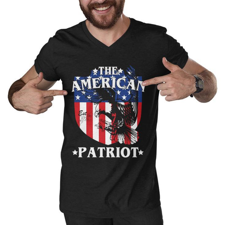 The American Patriot Est  Men V-Neck Tshirt