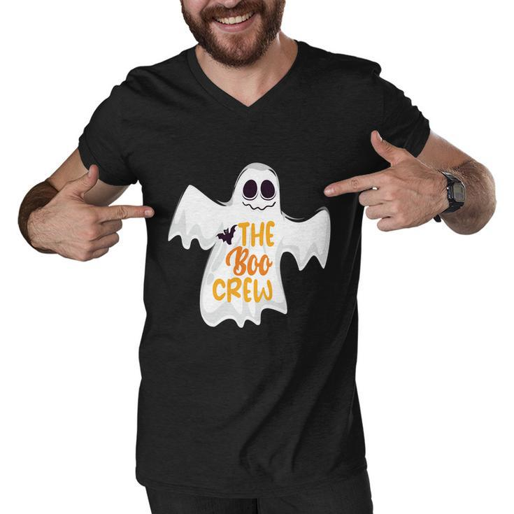 The Boo Crew Funny Halloween Quote Men V-Neck Tshirt