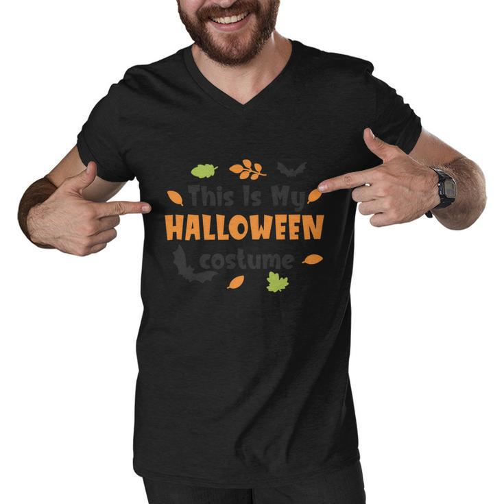 This Is My Costume Halloween Quote Men V-Neck Tshirt