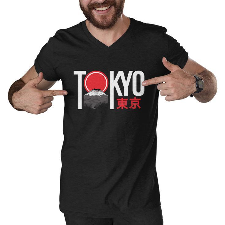 Tokyo Japan Tshirt Men V-Neck Tshirt