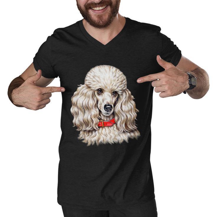 Toy Poodle V2 Men V-Neck Tshirt