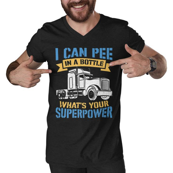 Trucker Trucker Accessories For Truck Driver Diesel Lover Trucker V14 Men V-Neck Tshirt
