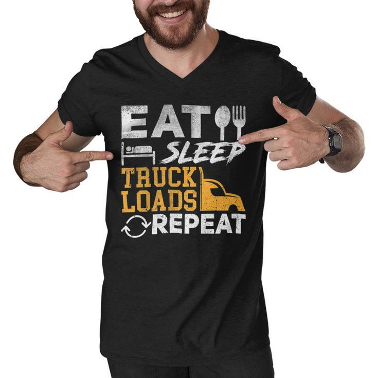 Trucker Trucker Accessories For Truck Driver Diesel Lover Trucker_ Men V-Neck Tshirt