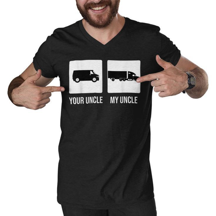 Trucker Trucker Uncle Truck Driver Trucking Trucks Men V-Neck Tshirt