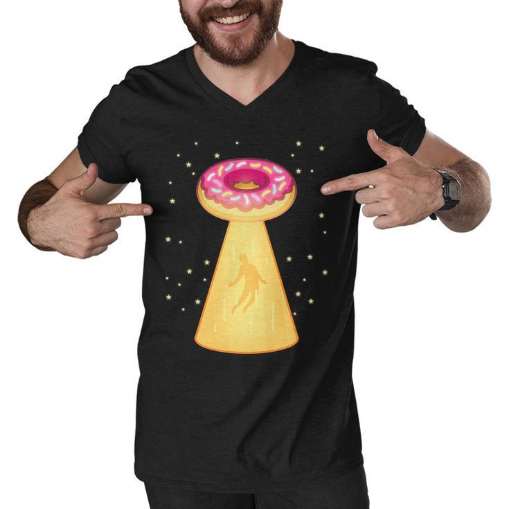 Ufo Donuts Men V-Neck Tshirt