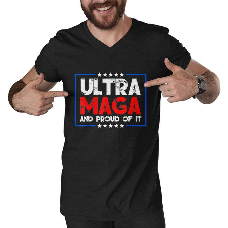 Ultra Maga Proud Ultramaga Tshirt V2 Men V-Neck Tshirt
