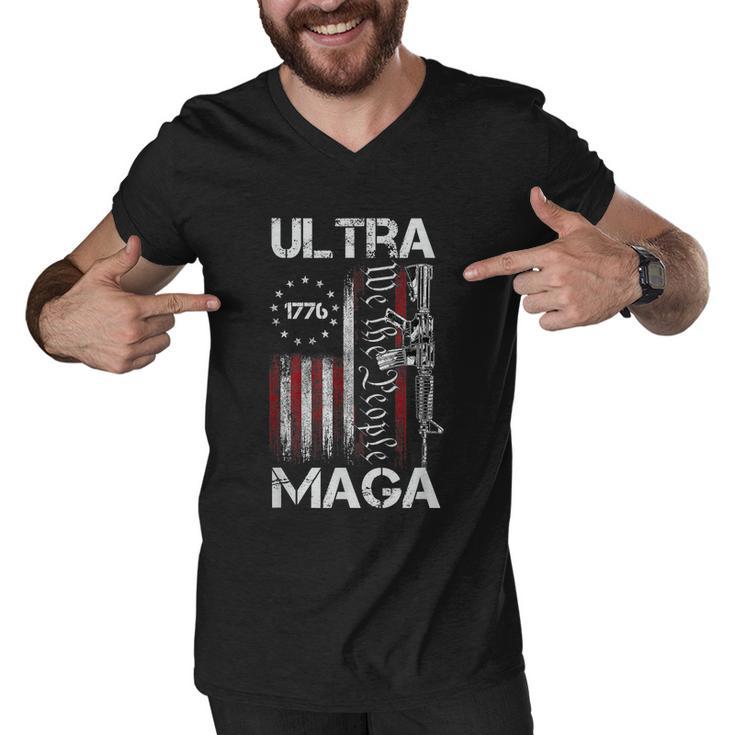 Ultra Maga Proud Ultramaga V2 Men V-Neck Tshirt