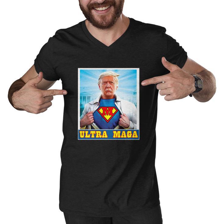 Ultra Maga V10 Men V-Neck Tshirt