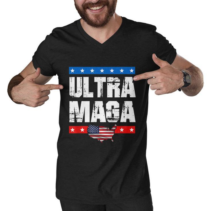 Ultra Maga V8 Men V-Neck Tshirt