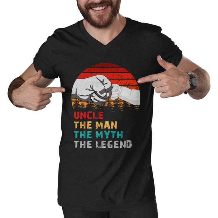 Uncle The Man The Myth The Legend Men V-Neck Tshirt