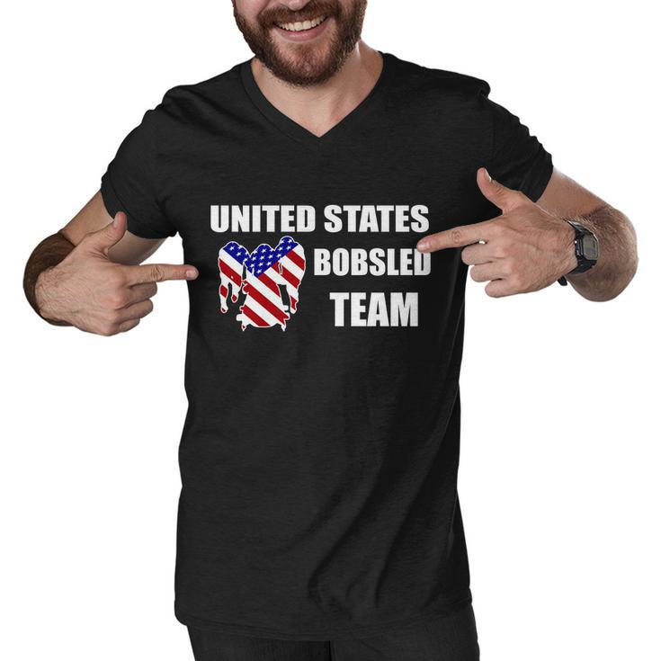 United States Bobsled Team Men V-Neck Tshirt