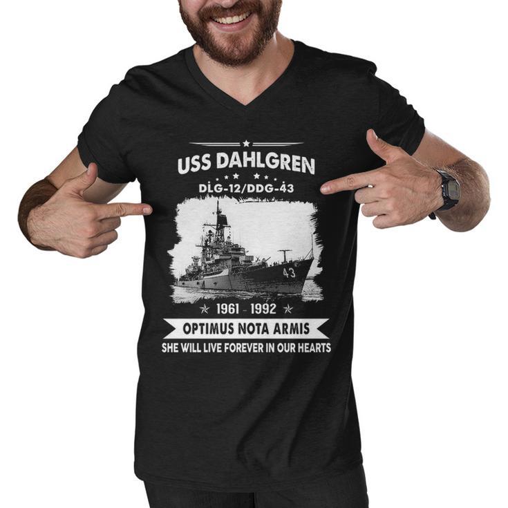 Uss Dahlgren Dlg  Men V-Neck Tshirt