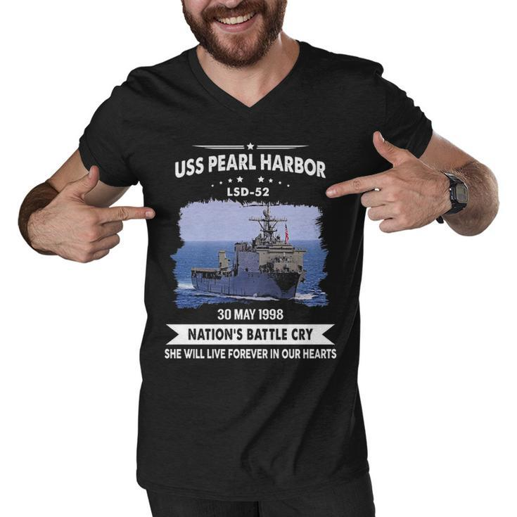 Uss Pearl Harbor Lsd  V2 Men V-Neck Tshirt