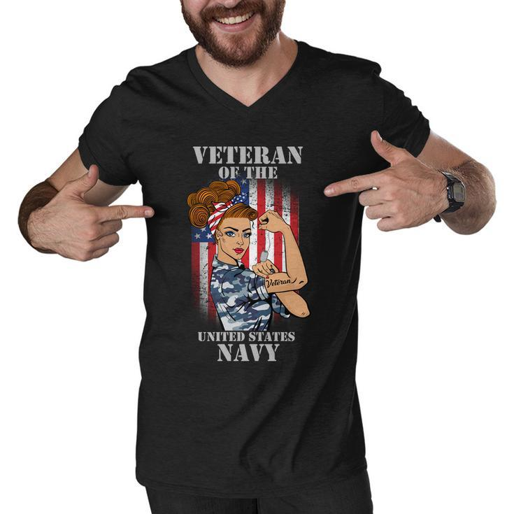 Veteran Of The United States Navy Women Tshirt Men V-Neck Tshirt