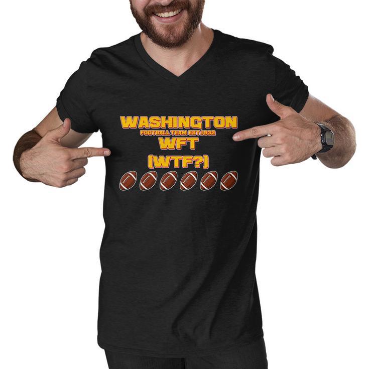 Washington Football Team Est 1932 Wft Wtf Tshirt Men V-Neck Tshirt