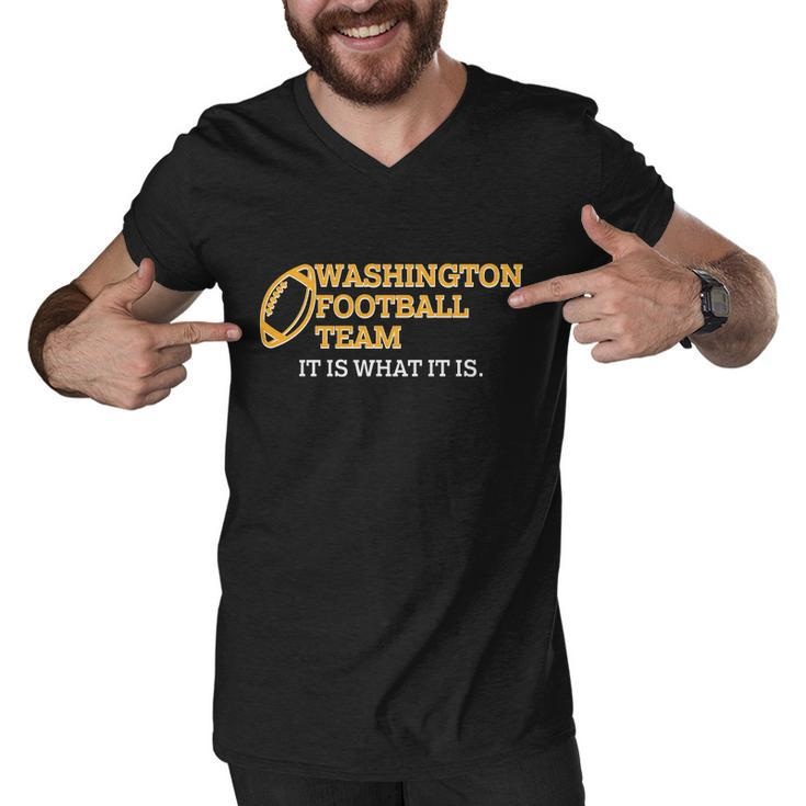 Washington Football Team It Is What It Is Men V-Neck Tshirt