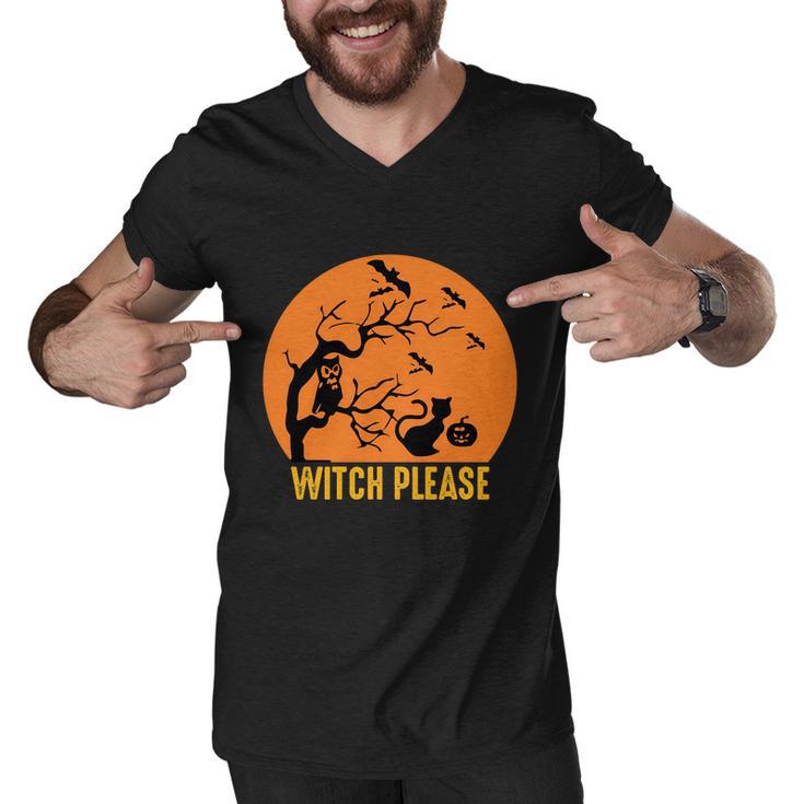 Witch Please Funny Halloween Quote V3 Men V-Neck Tshirt