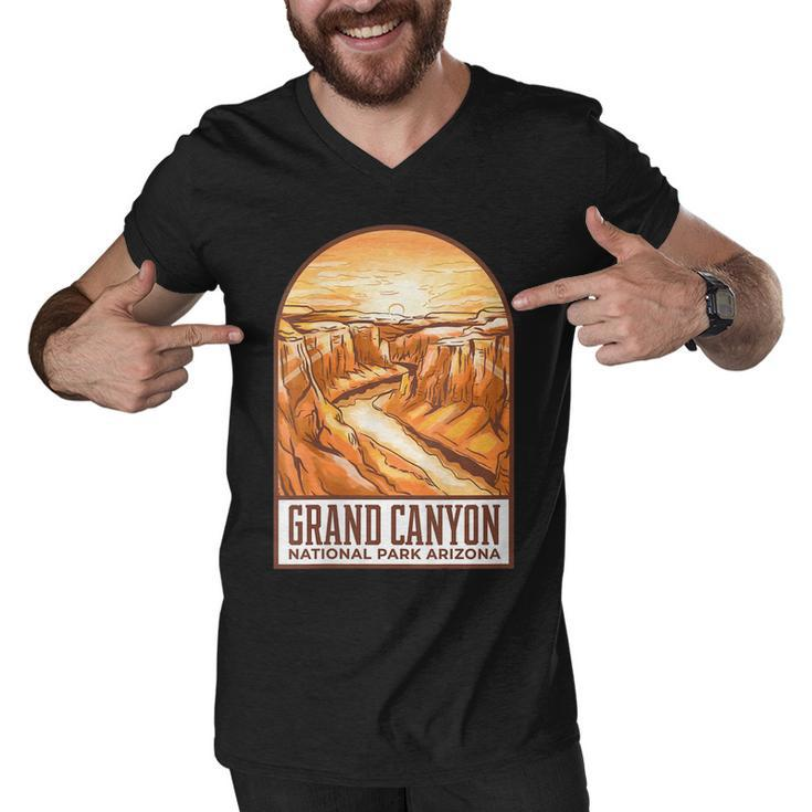 Womens Grand Canyon National Park Arizona Souvenir Nature Hiking  Men V-Neck Tshirt