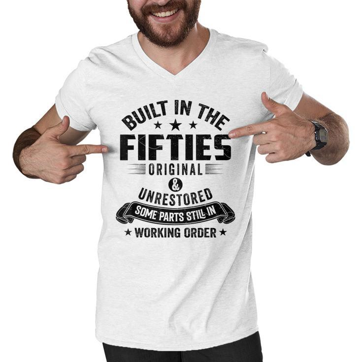 Built In The Fifties Built In The 50S Birthday  Men V-Neck Tshirt
