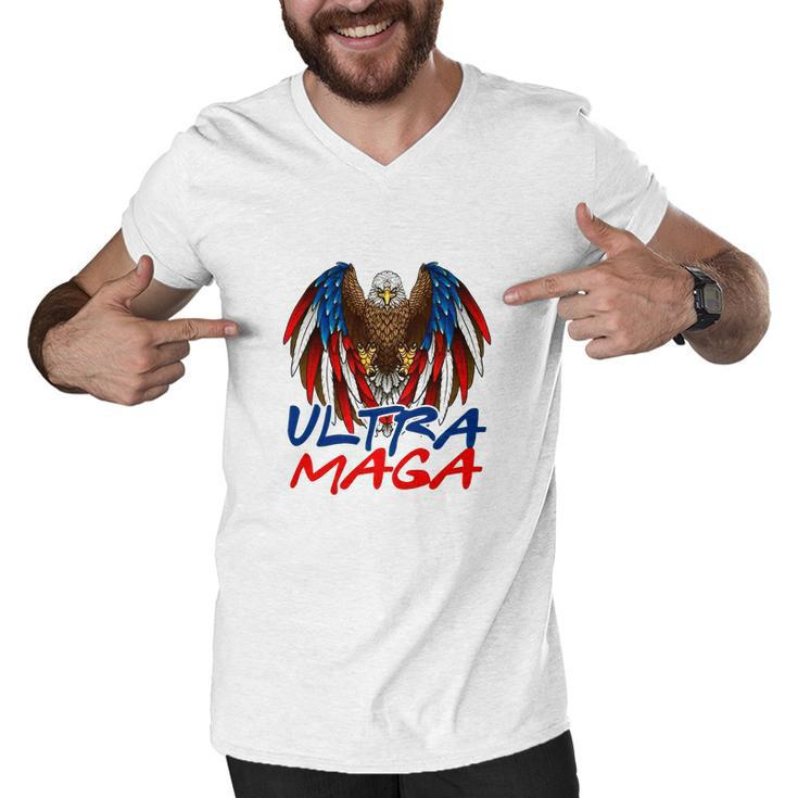 Conservative Ultra Maga Tshirt Men V-Neck Tshirt