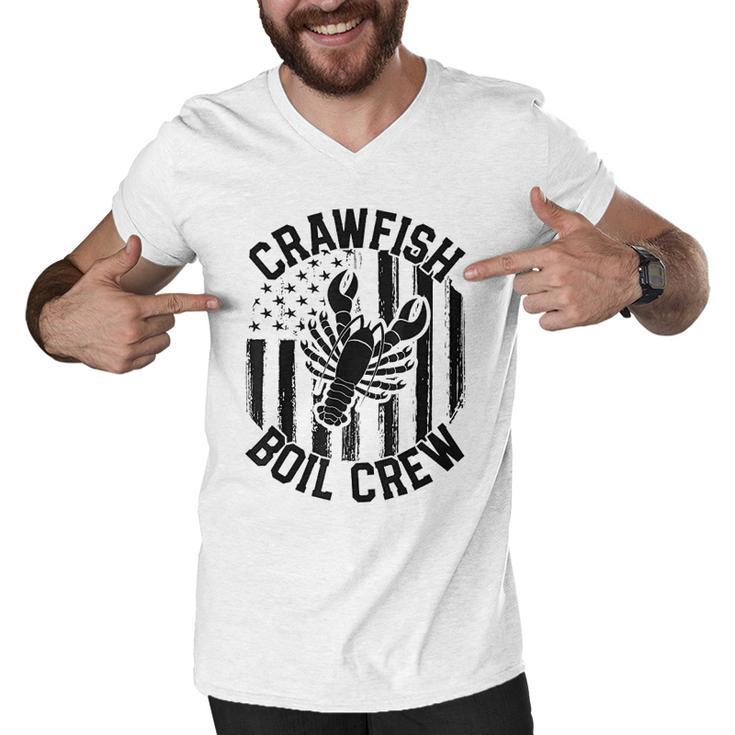 Crawfish Boil Crew Funny Cajun Men V-Neck Tshirt