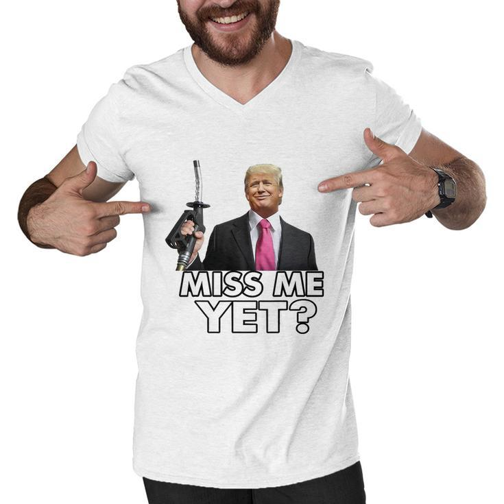 Miss Me Yet Funny Trump Gas Pump Gas Prices Tshirt Men V-Neck Tshirt