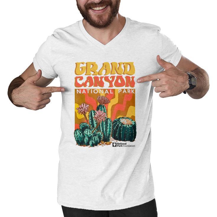 National Park Foundation Grand Canyon Tshirt Men V-Neck Tshirt