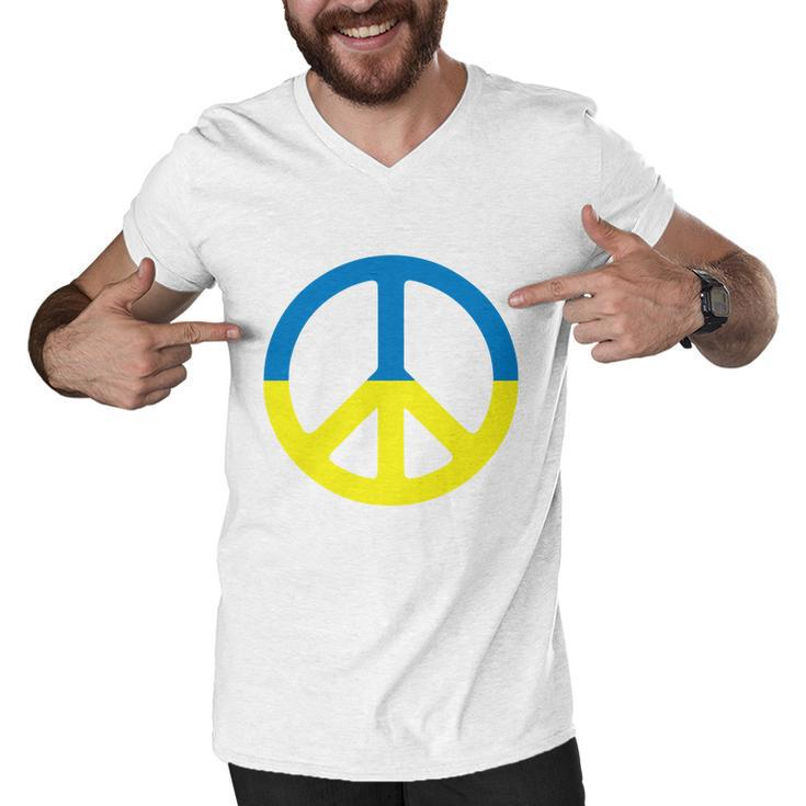 Peace In Ukraine Tshirt Men V-Neck Tshirt