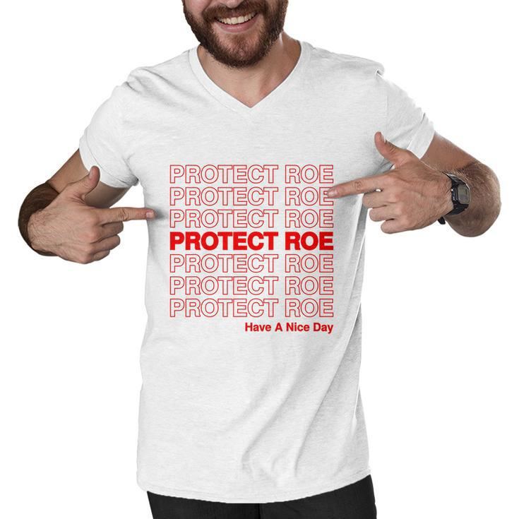 Protect Roe V Wade Pro Choice Feminist Reproductive Rights Design Tshirt Men V-Neck Tshirt