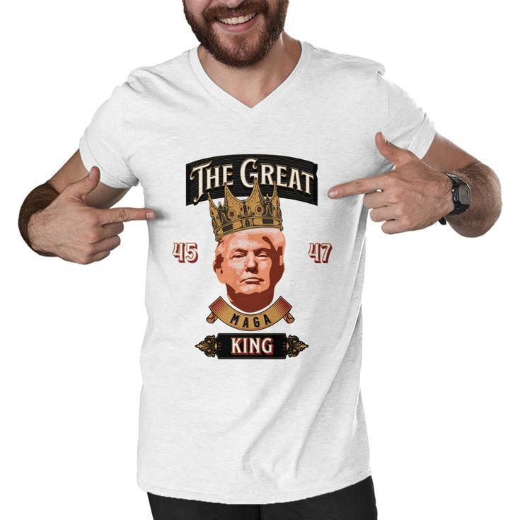 The Great Maga King Maga King Ultra Maga Tshirt Men V-Neck Tshirt