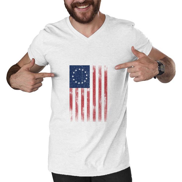 Tucker Carlson 2024  Men V-Neck Tshirt