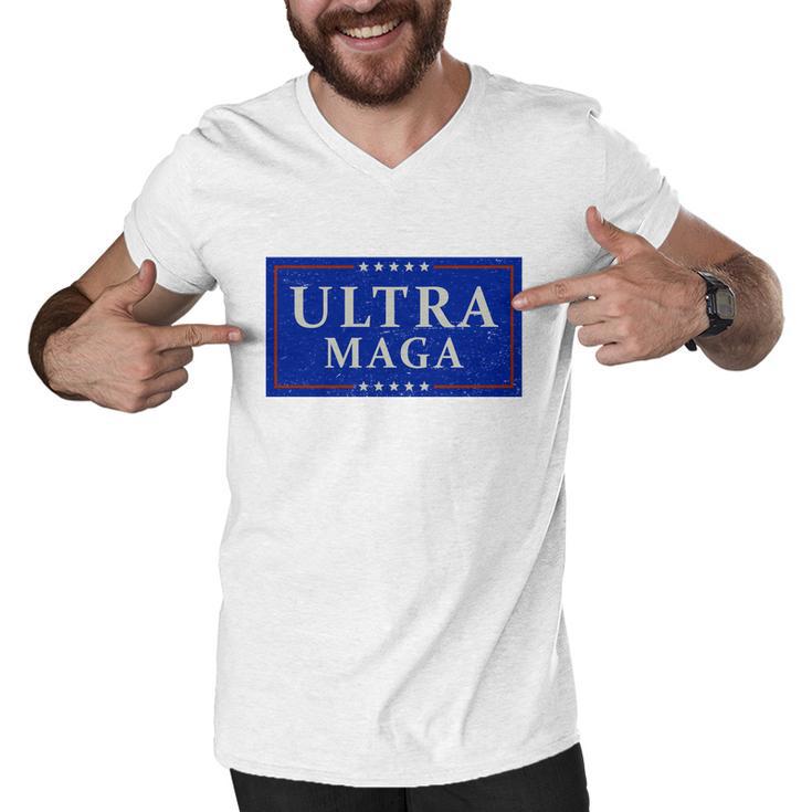 Ultra Maga Anti Joe Biden Ultra Maga  Men V-Neck Tshirt