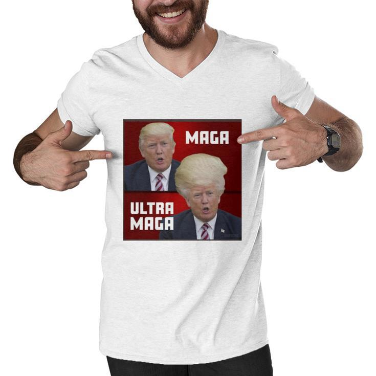 Ultra Maga Donald J Trump Ultra Maga Tshirt Men V-Neck Tshirt