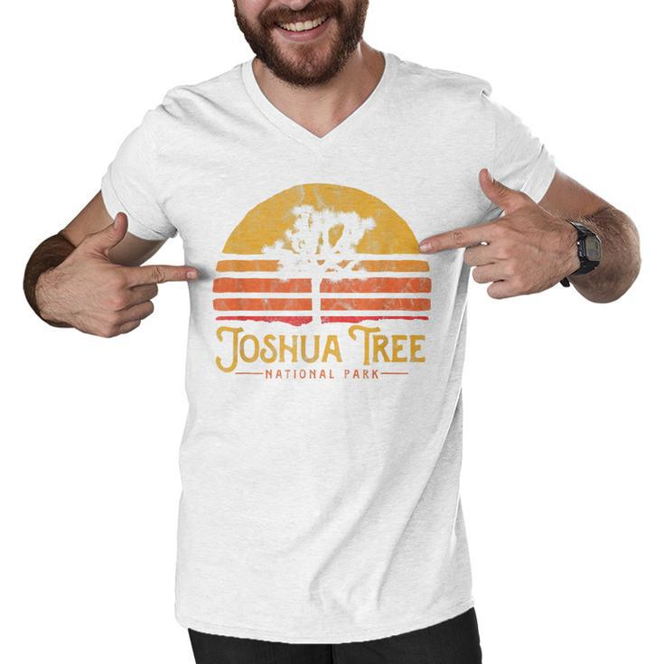 Vintage Joshua Tree National Park Retro  V2 Men V-Neck Tshirt