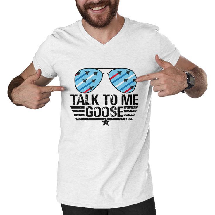 Talk To Me Goose Men V-Neck Tshirt