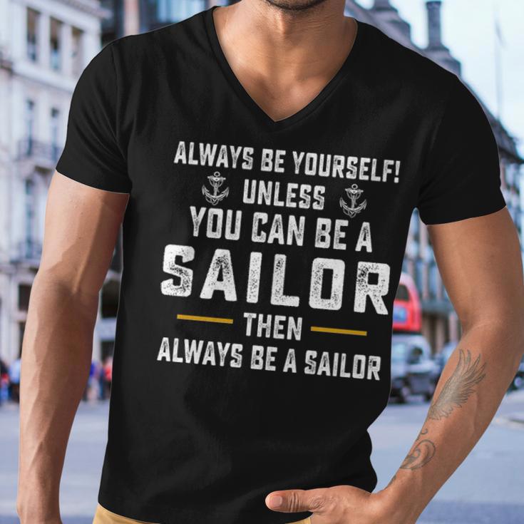 Allways Be A Sailor Men V-Neck Tshirt