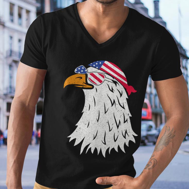 American Bald Eagle Mullet 4Th Of July Vintage Gift Men V-Neck Tshirt