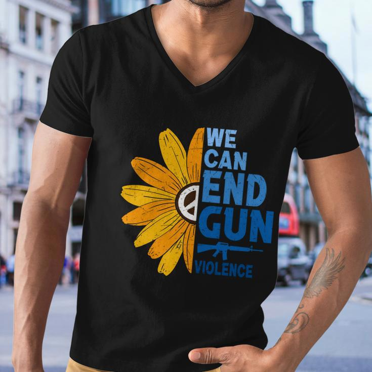Ban Guns End Gun Violence V6 Men V-Neck Tshirt