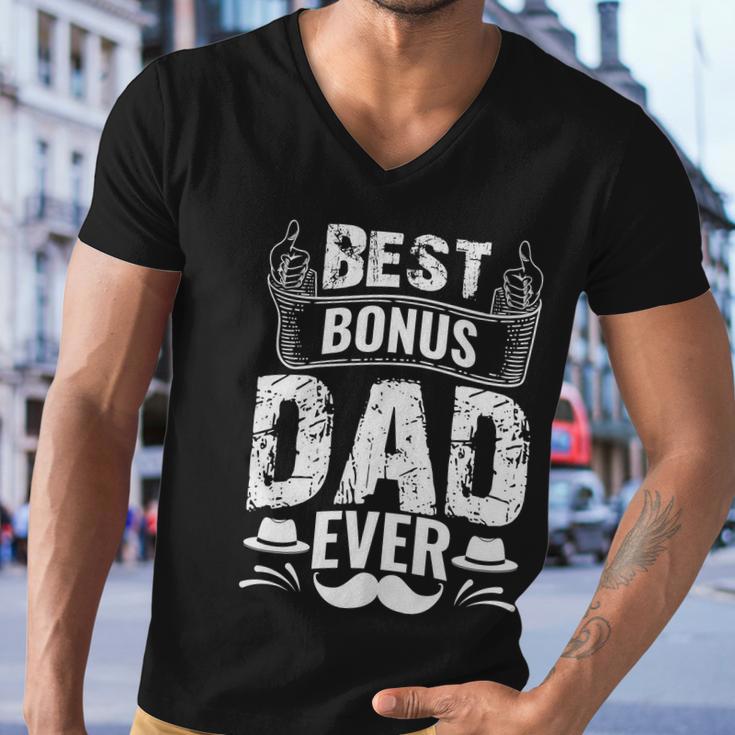 Best Bonus Dad Ever V2 Men V-Neck Tshirt