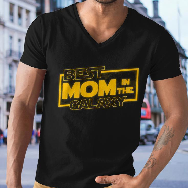 Best Mom In The Galaxy Parody Movie Logo Men V-Neck Tshirt